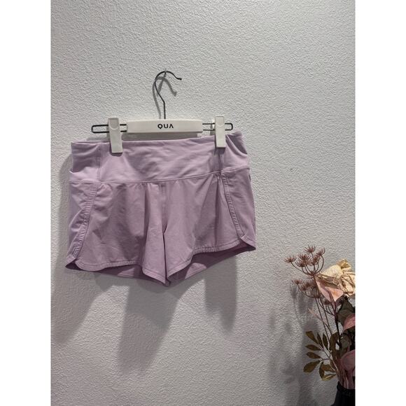 EUC Lululemon‎ Run Times Short II *4" Rose pink size 4 - Picture 2 of 3